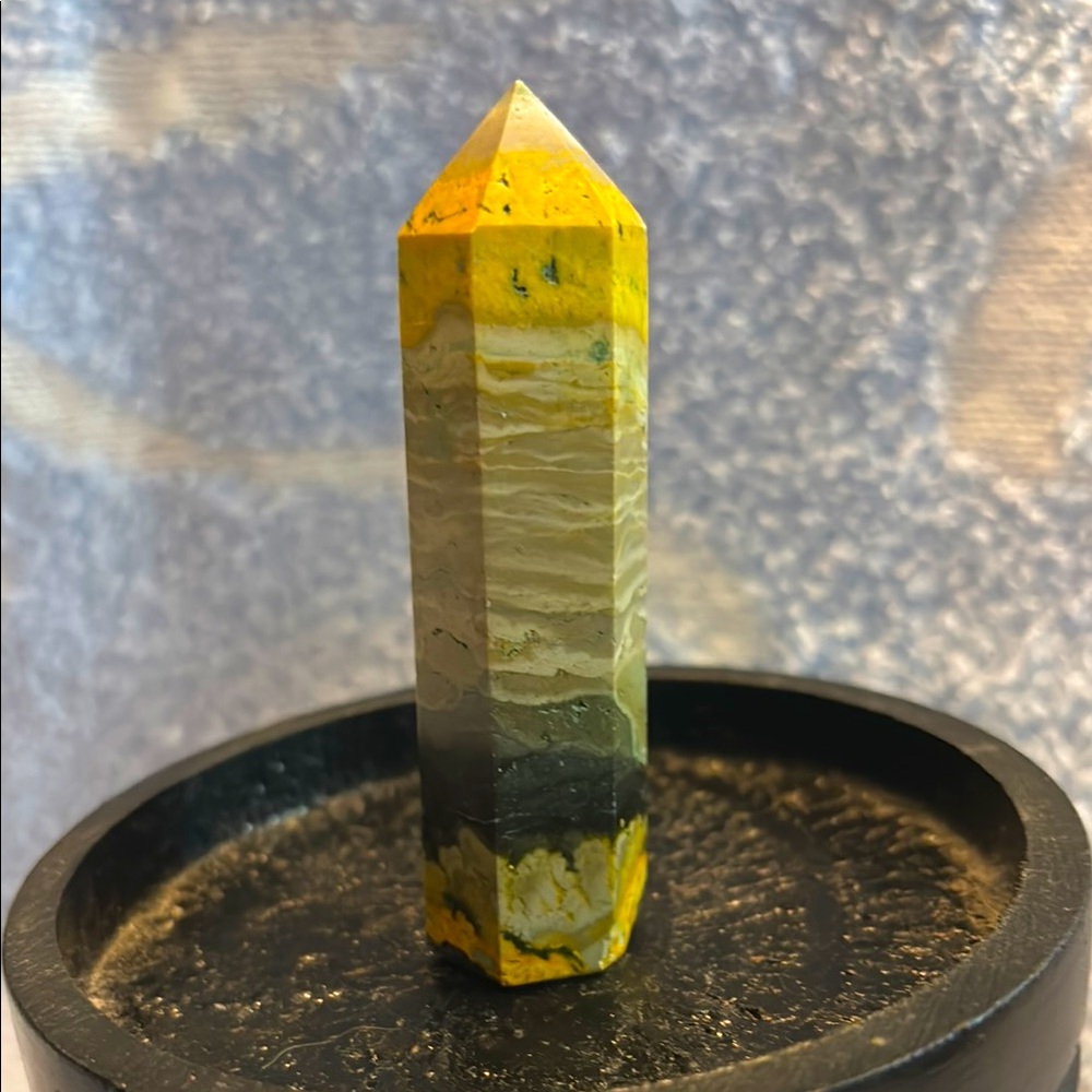 Bumblebee Jasper Crystal Tower